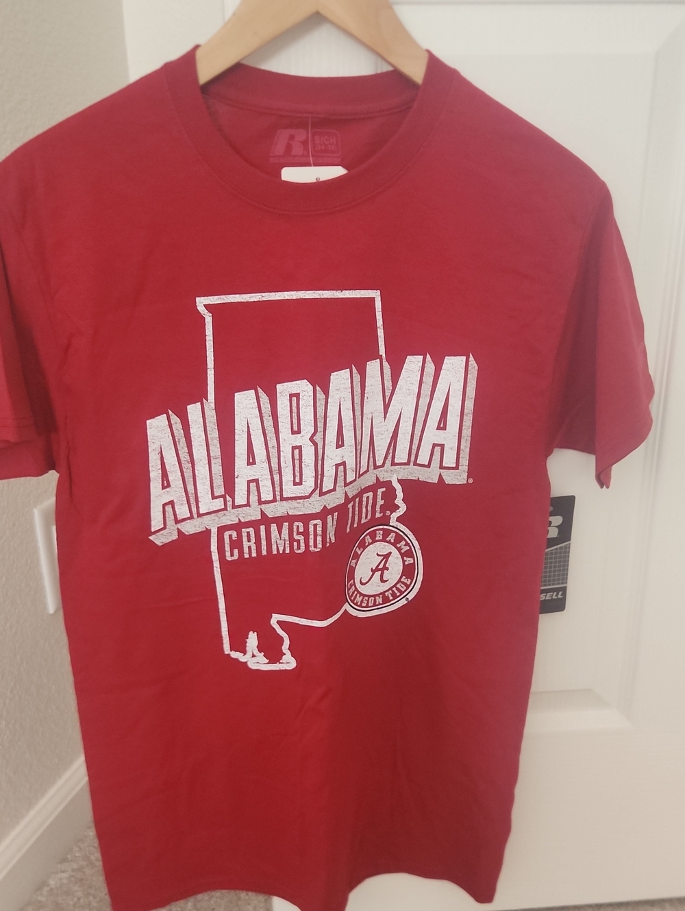 Russell Athletic Crimson Alabama Graphic Tee - Men's Shirt